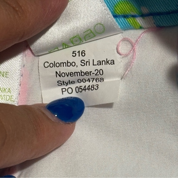 Lilly Pulitzer Women’s Size 12 Zanzibar Blue Buttercup Stretch Shorts Summer NWT - Picture 8 of 8